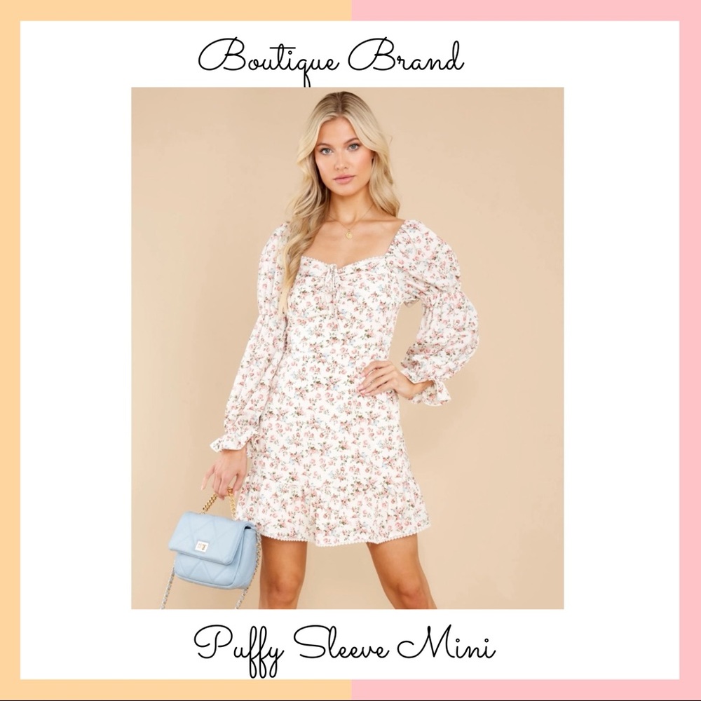 Boutique Brand Floral Mini Dress